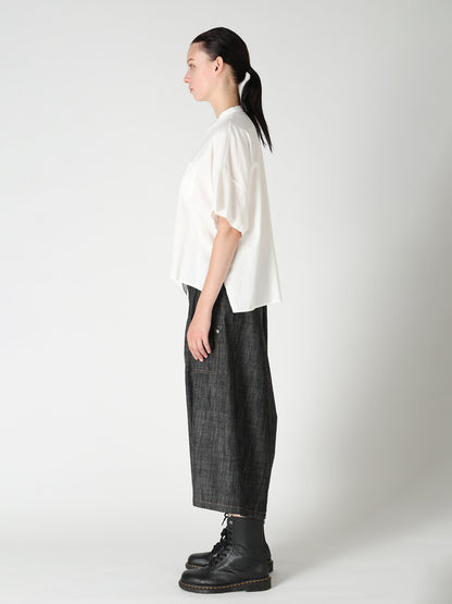 [Y's BORN PRODUCT] HALF SLEEVE BOX SHIRT