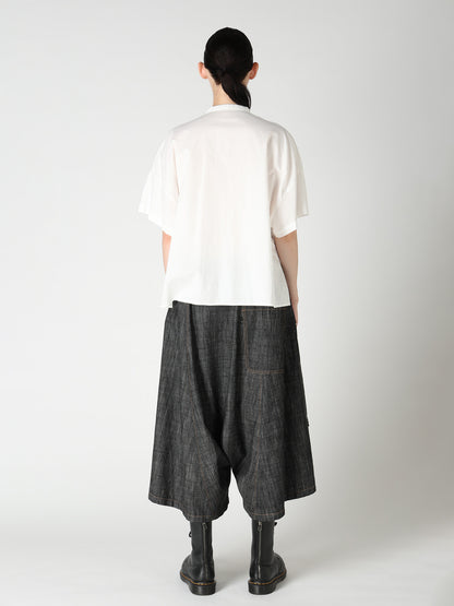 [Y's BORN PRODUCT] HALF SLEEVE BOX SHIRT