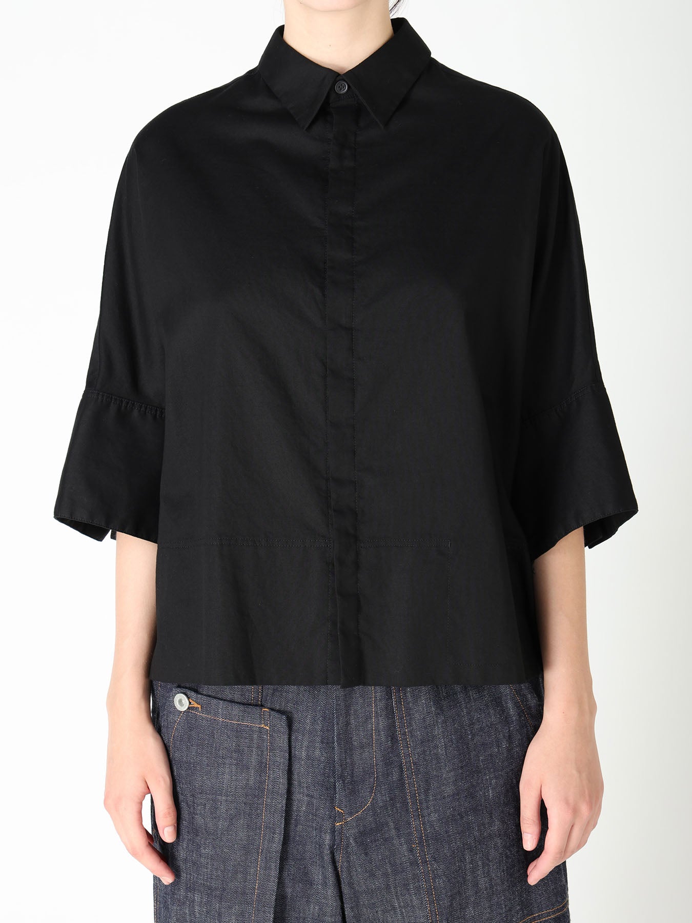 [Y's BORN PRODUCT] WIDE CUFFS SHIRT
