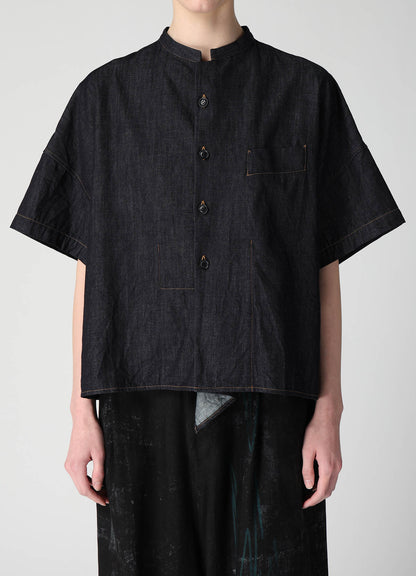 6OZ DENIM HALF SLEEVE BOX SHIRT