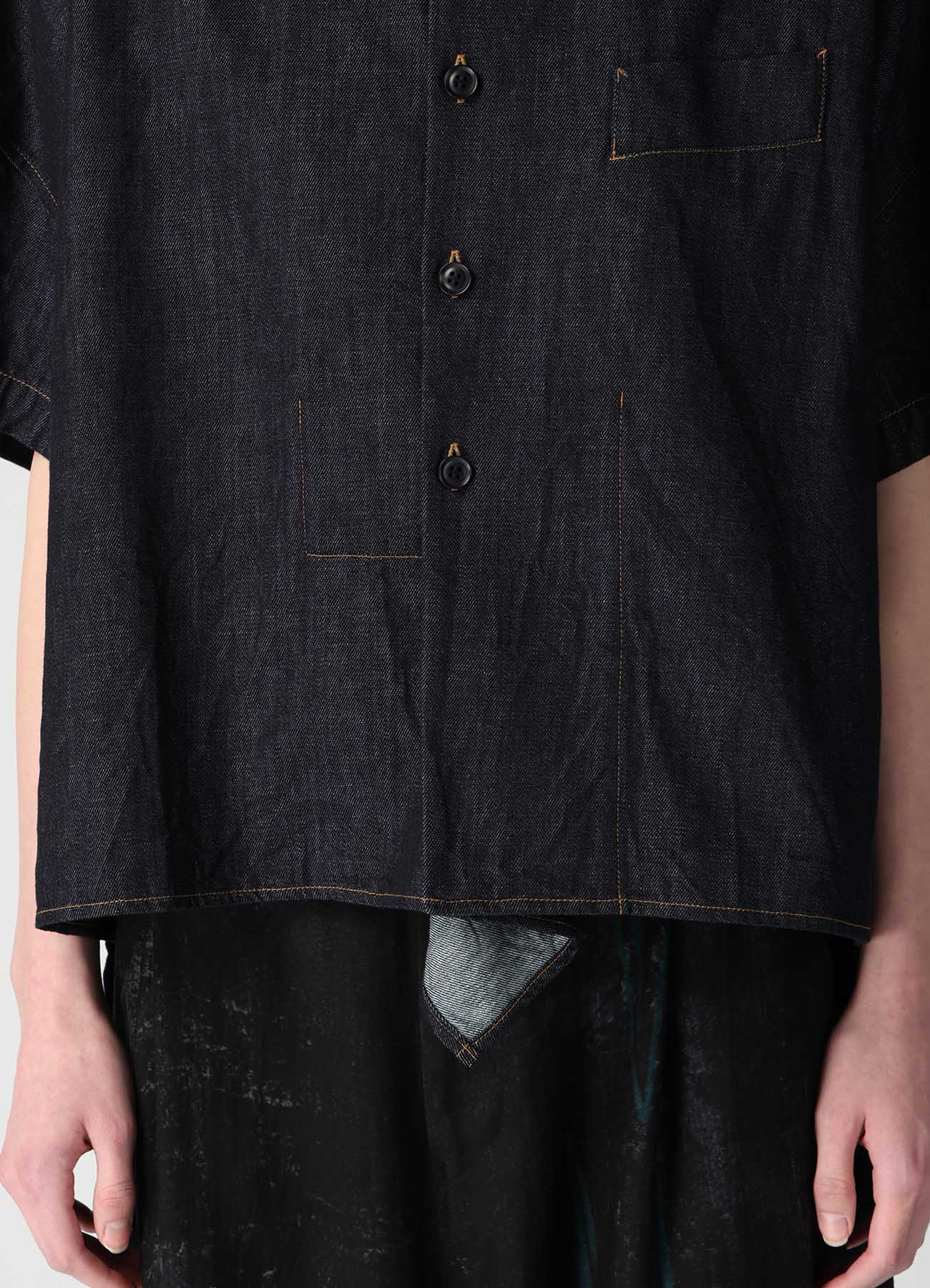 6OZ DENIM HALF SLEEVE BOX SHIRT