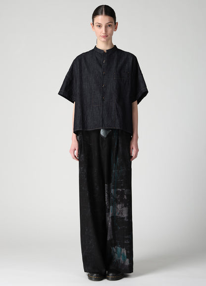 6OZ DENIM HALF SLEEVE BOX SHIRT