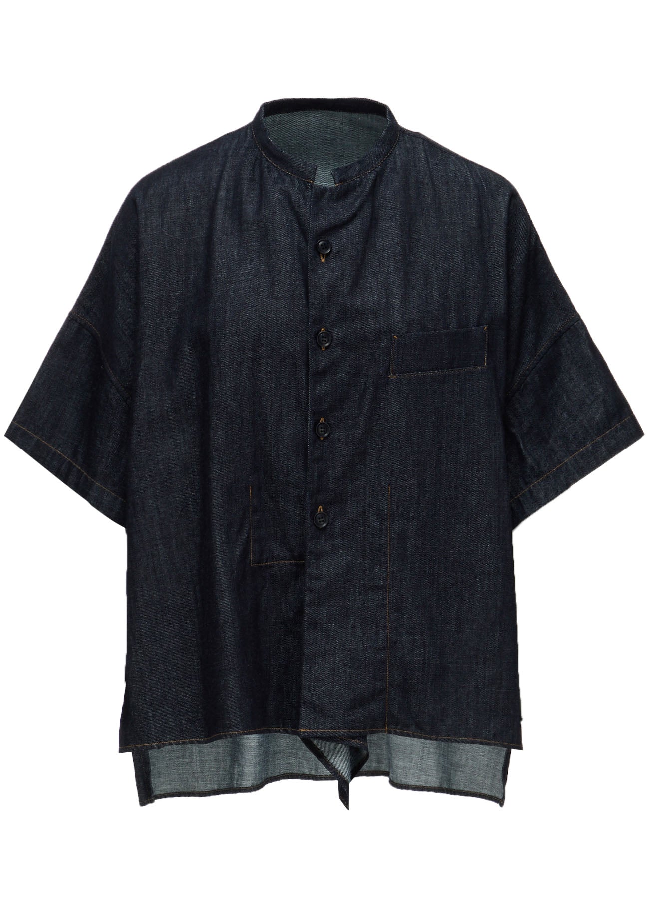 6OZ DENIM HALF SLEEVE BOX SHIRT