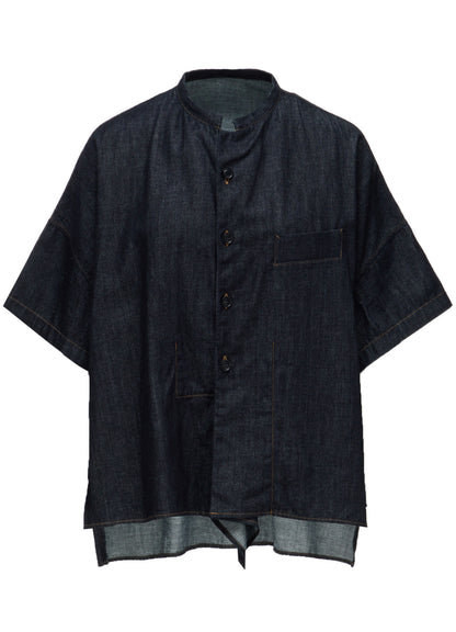 6OZ DENIM HALF SLEEVE BOX SHIRT