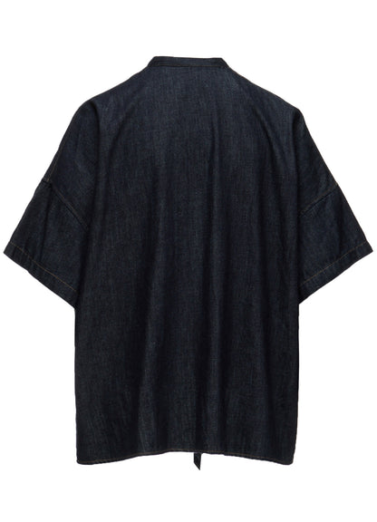 6OZ DENIM HALF SLEEVE BOX SHIRT