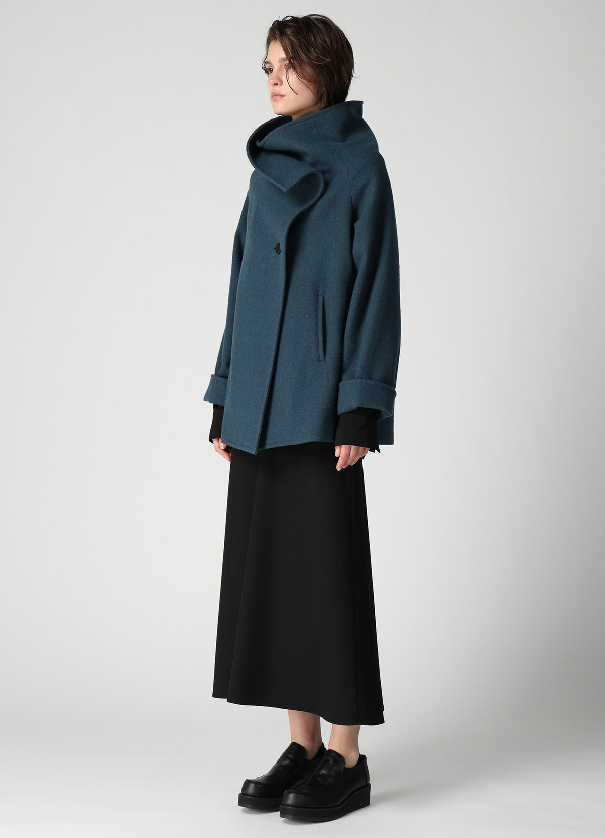 AIRY MOSSER WRAP COAT