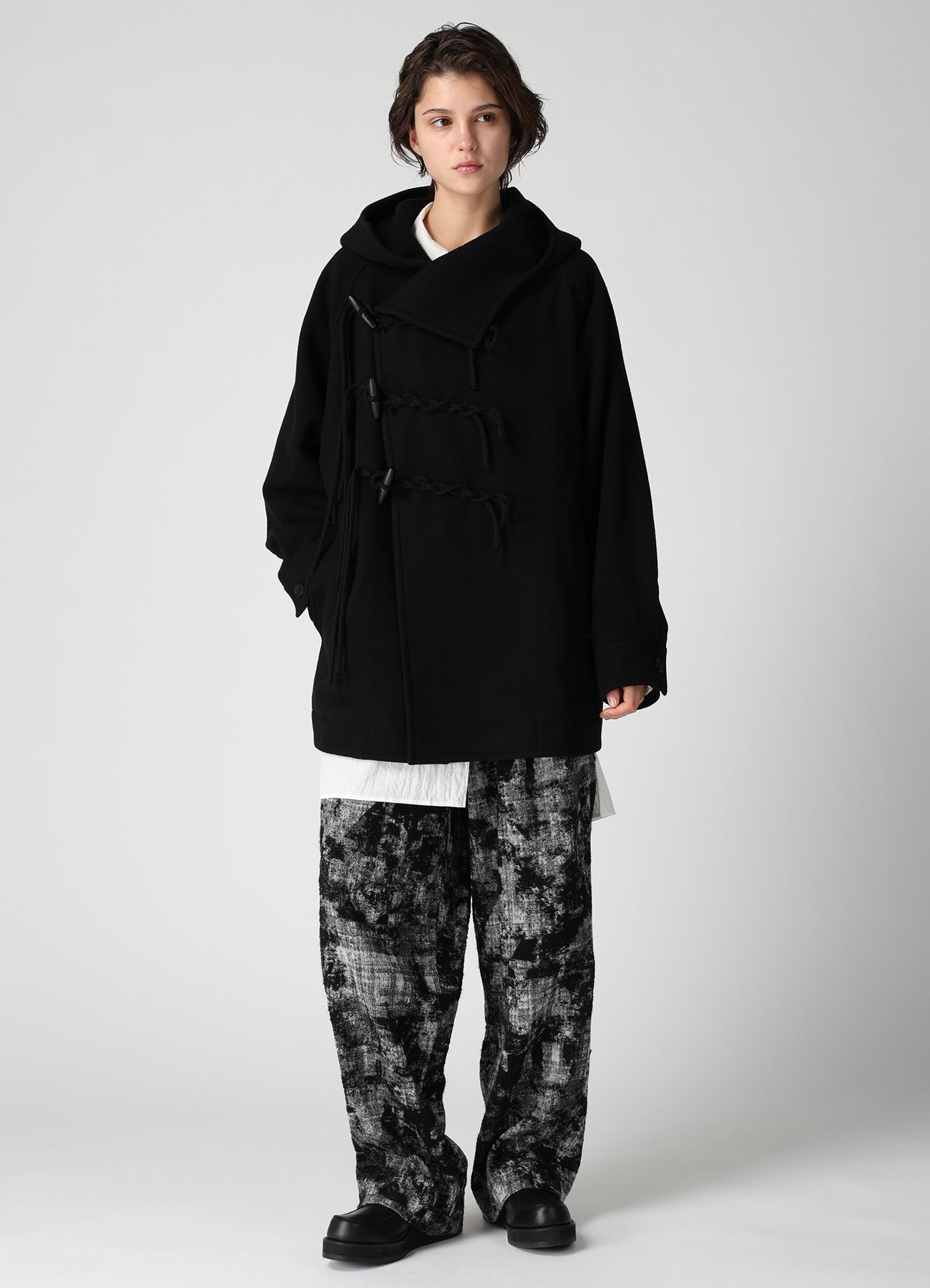 AIRY MOSSER TOGGLE BUTTON COAT – THE SHOP YOHJI YAMAMOTO