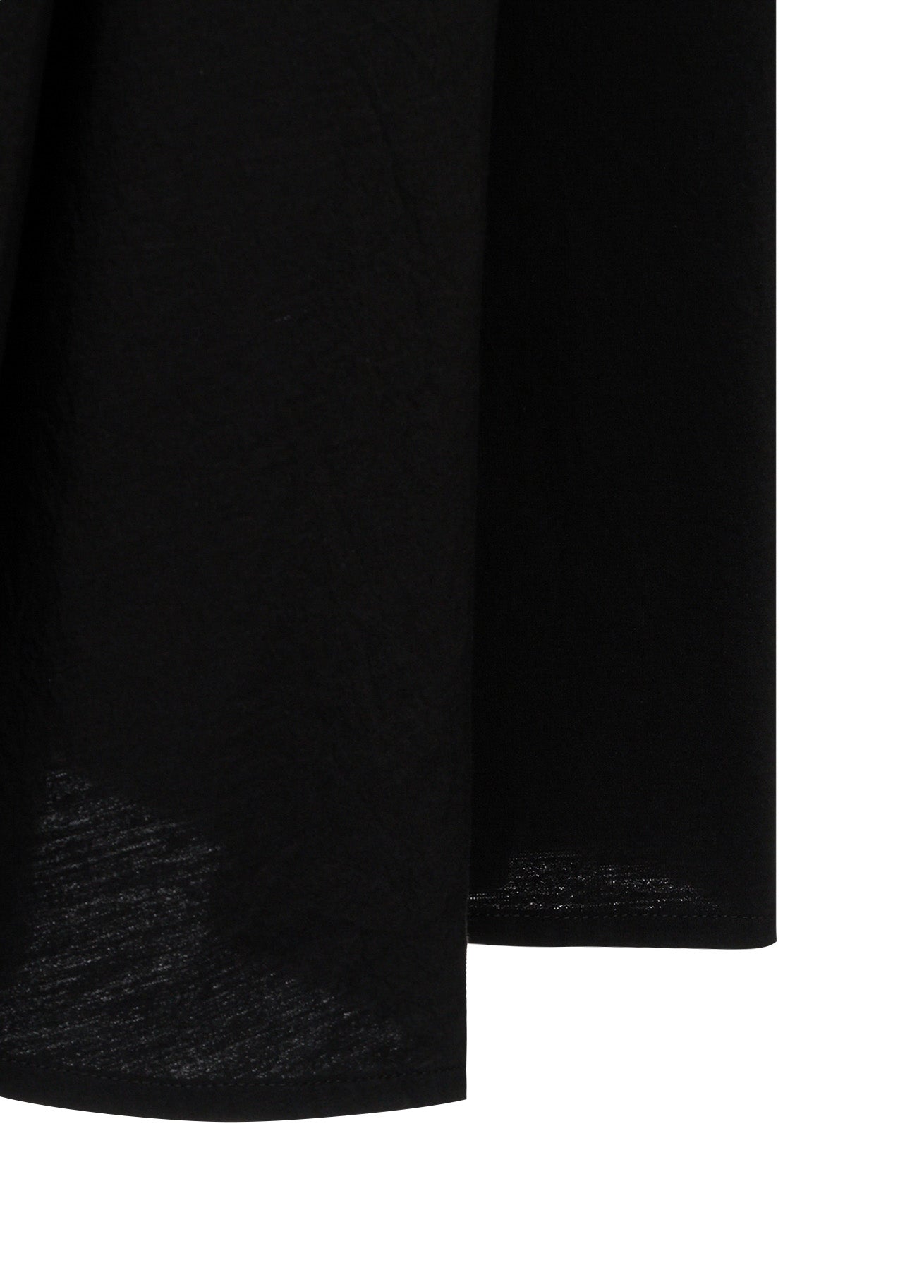 COTTON FLAX FLARE DRESS