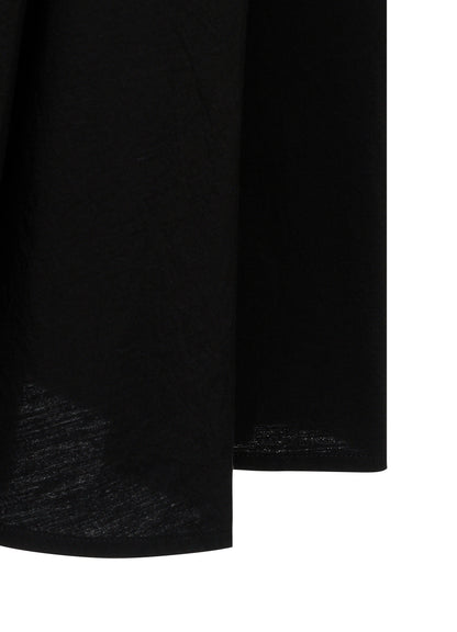 COTTON FLAX FLARE DRESS