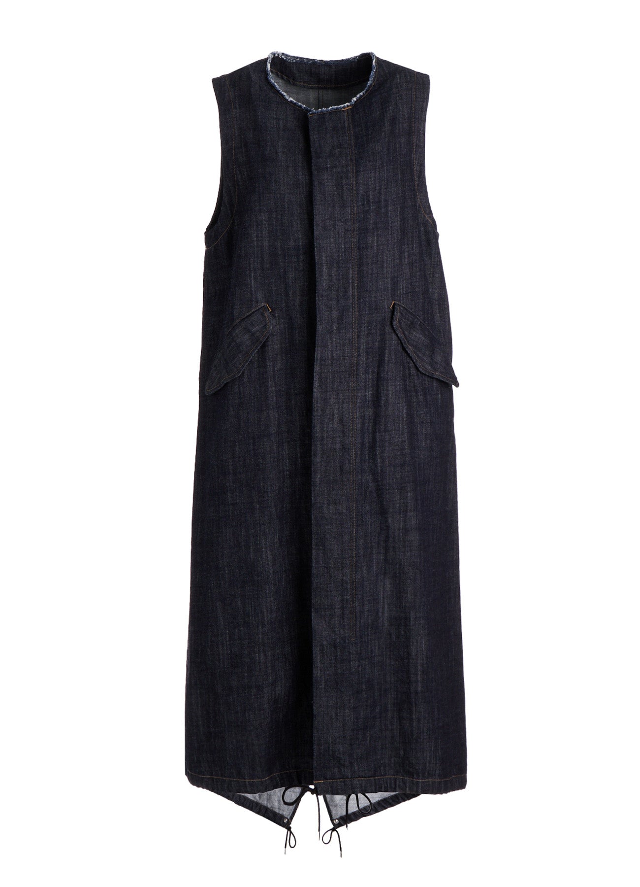 8OZ DENIM FISHTAIL DRESS