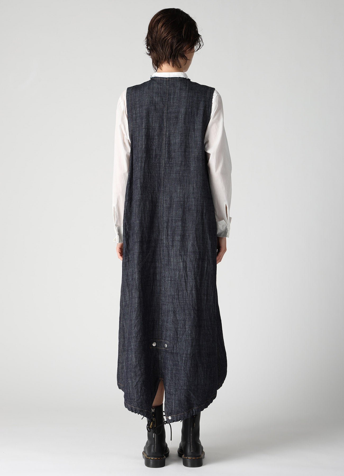 8OZ DENIM FISHTAIL DRESS