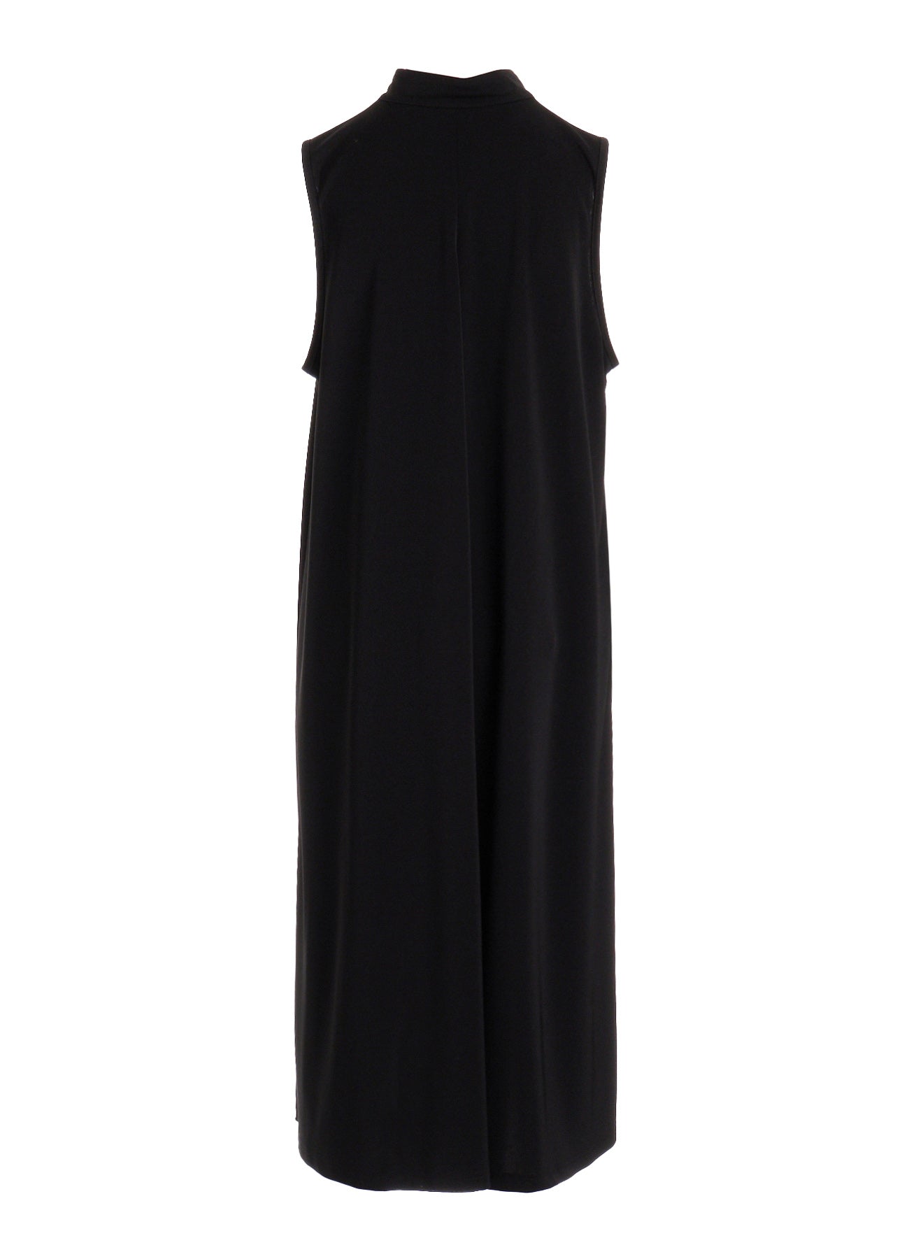 TA/PE STRETCH JERSEY STAND COLLAR DRESS