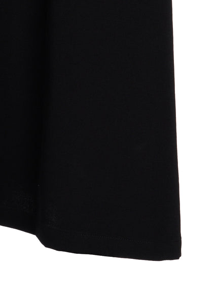 WOOL GABARDINE SIDE FLAP DRESS