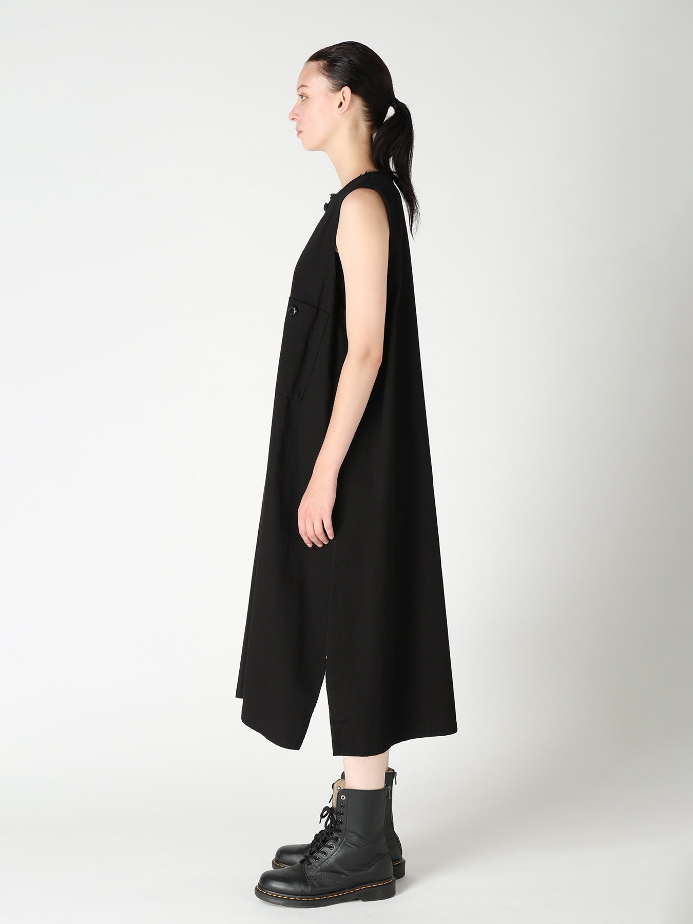 [Y's BORN PRODUCT] LONG POCKET DRESS
