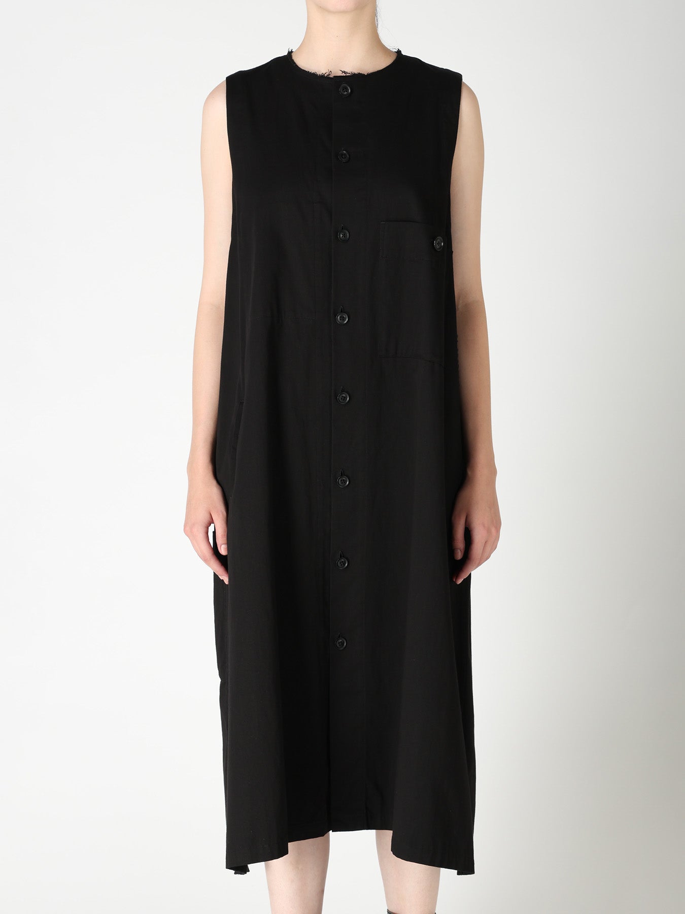 [Y's BORN PRODUCT] LONG POCKET DRESS