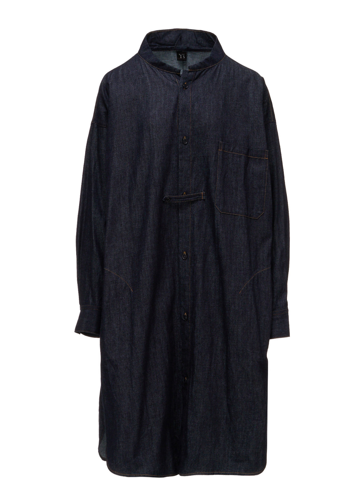 6OZ DENIM GOWN SHIRT DRESS