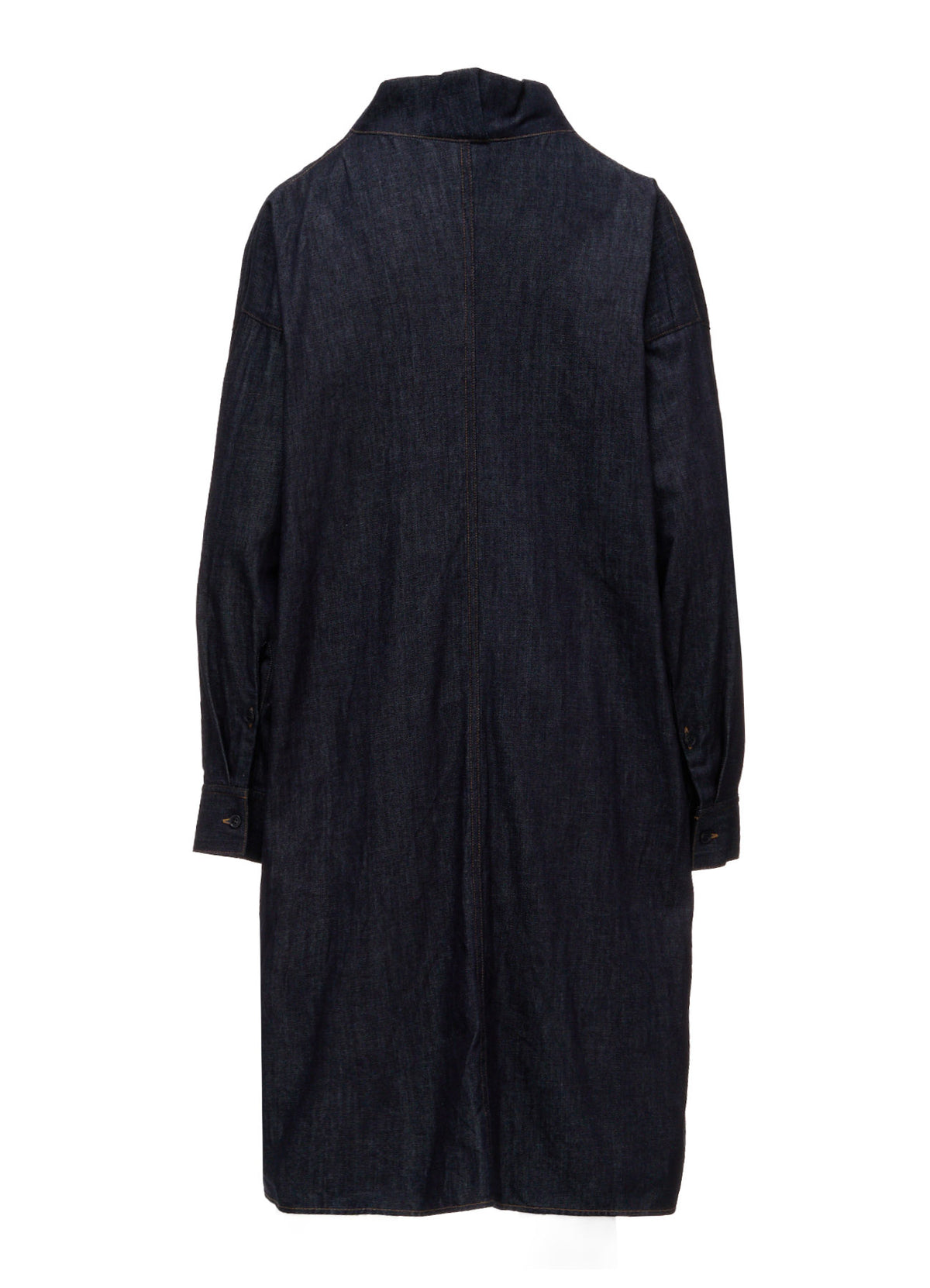 6OZ DENIM GOWN SHIRT DRESS
