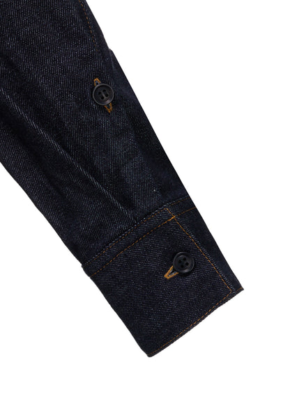 6OZ DENIM GOWN SHIRT DRESS