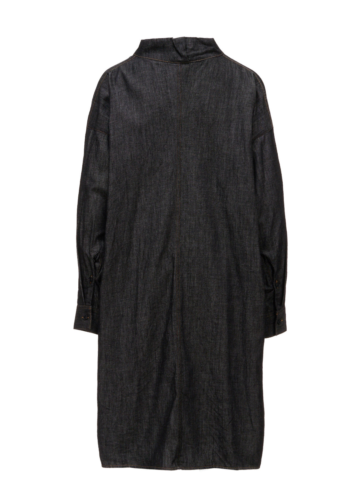 6OZ DENIM GOWN SHIRT DRESS