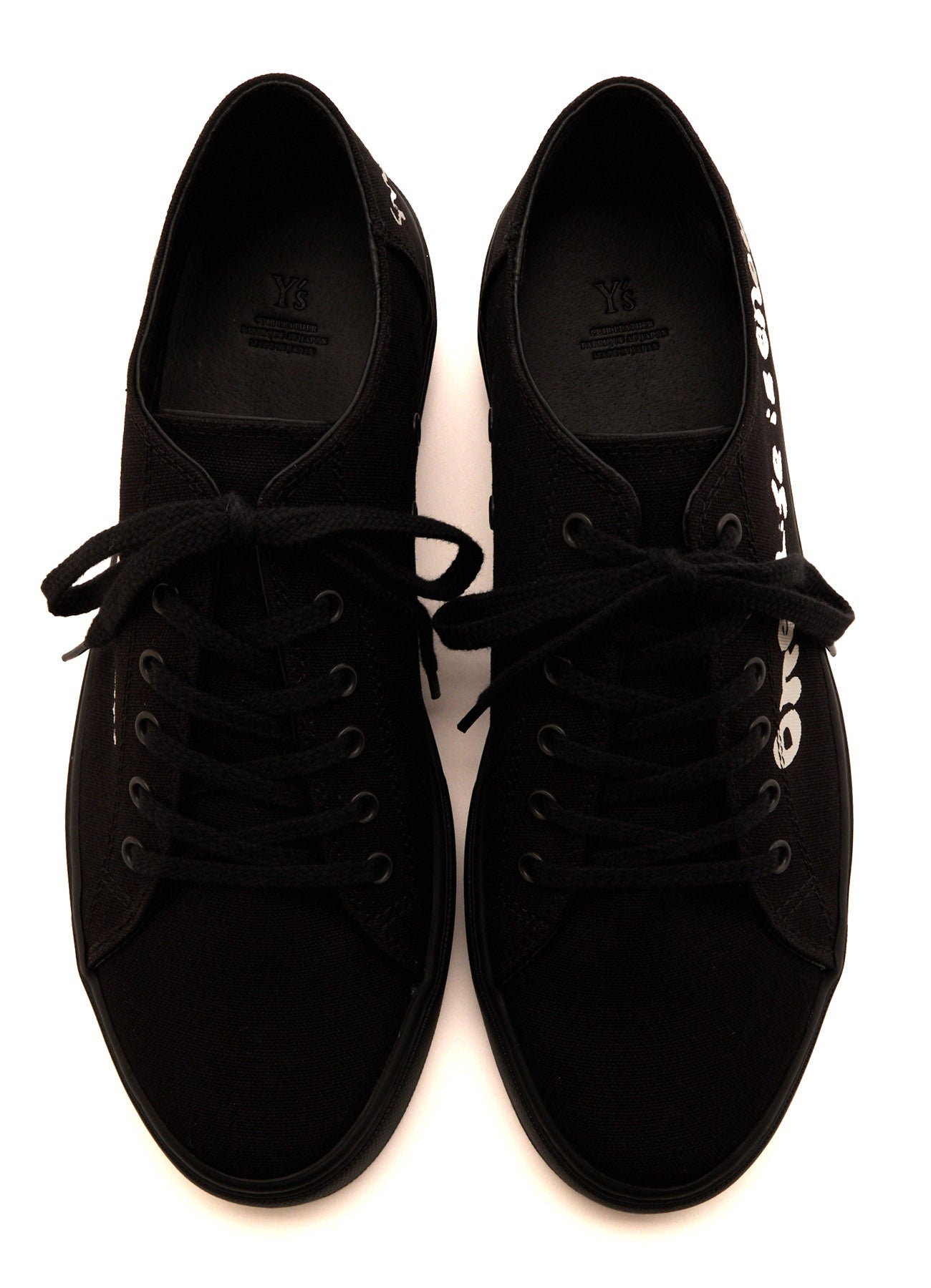 "ONE LIFE" COTTON CANVAS LOW-CUT SNEAKER