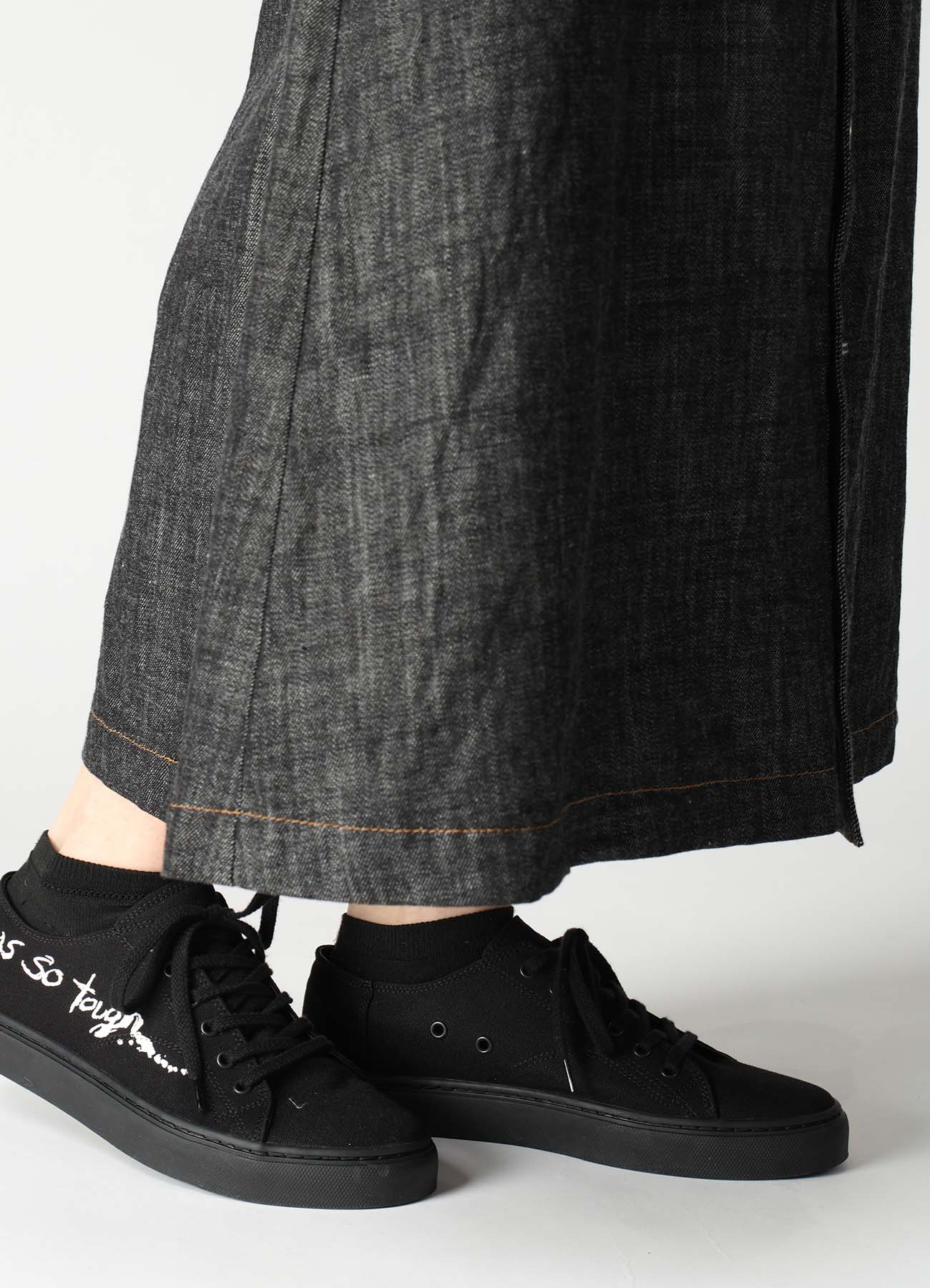 "ONE LIFE" COTTON CANVAS LOW-CUT SNEAKER