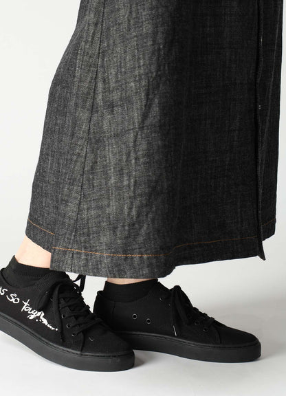 "ONE LIFE" COTTON CANVAS LOW-CUT SNEAKER