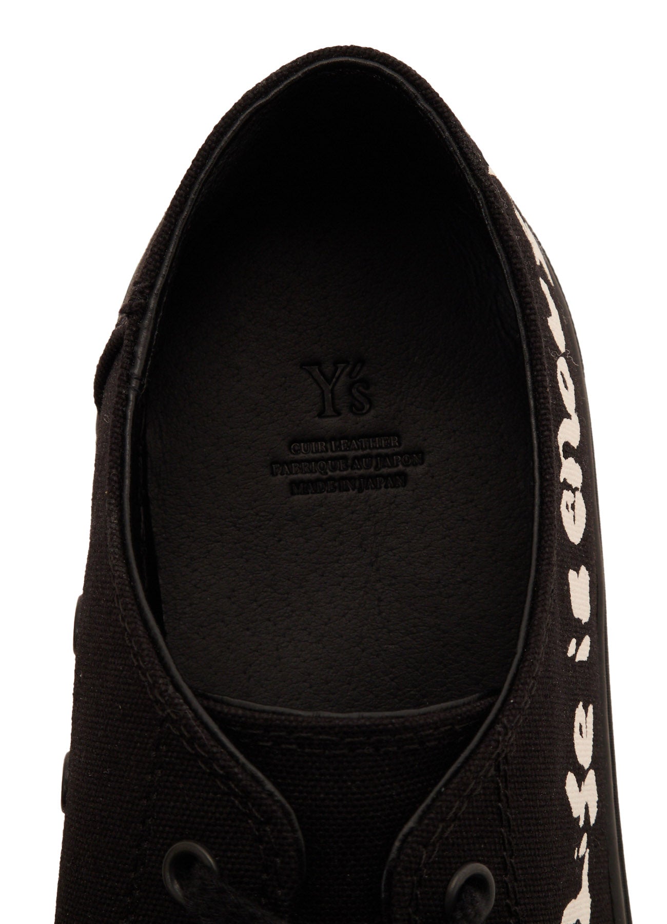 "ONE LIFE" COTTON CANVAS LOW-CUT SNEAKER