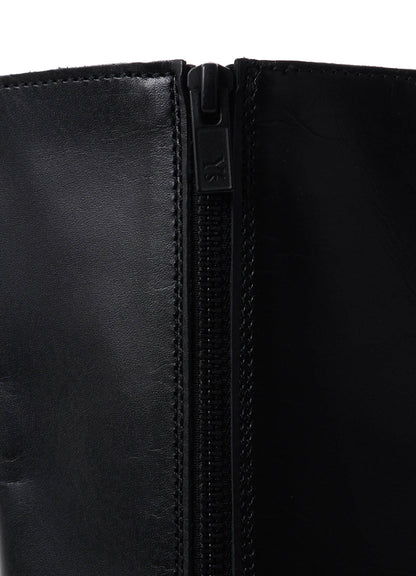 SMOOTH LEATHER PLATFOAM LONG BOOTS