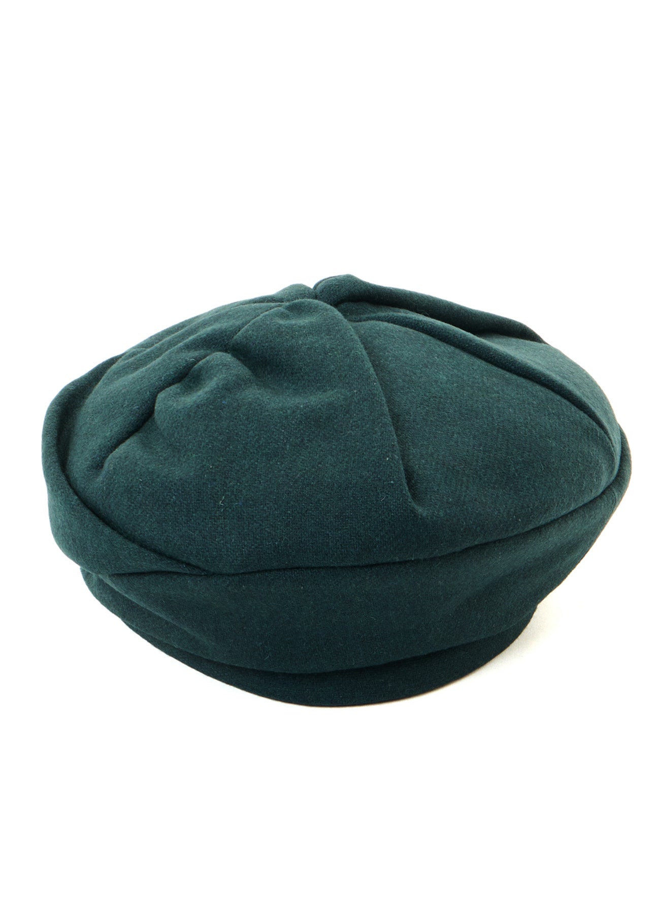WOOL FLANNEL GATHERED BERET