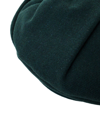 WOOL FLANNEL GATHERED BERET