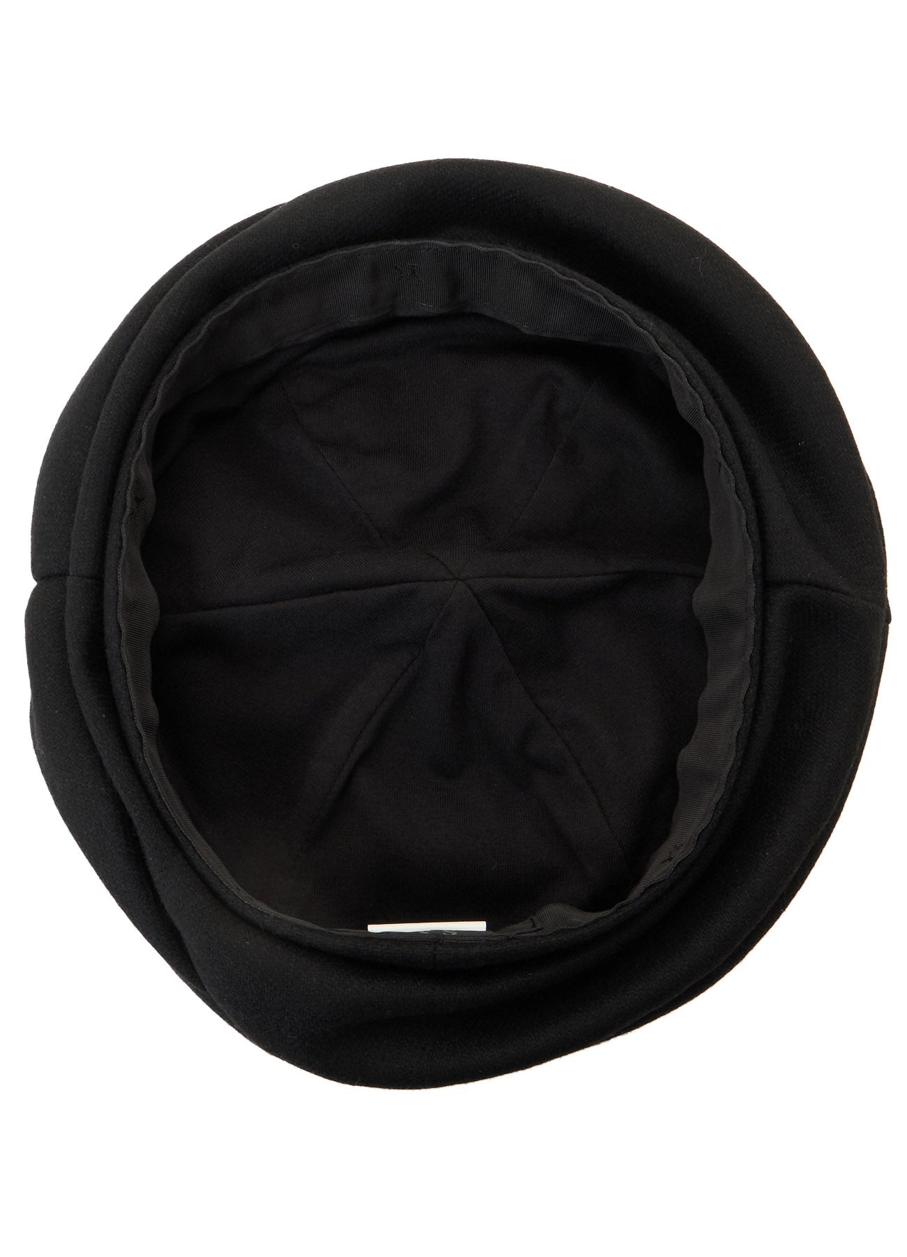 WOOL FLANNEL GATHERED BERET