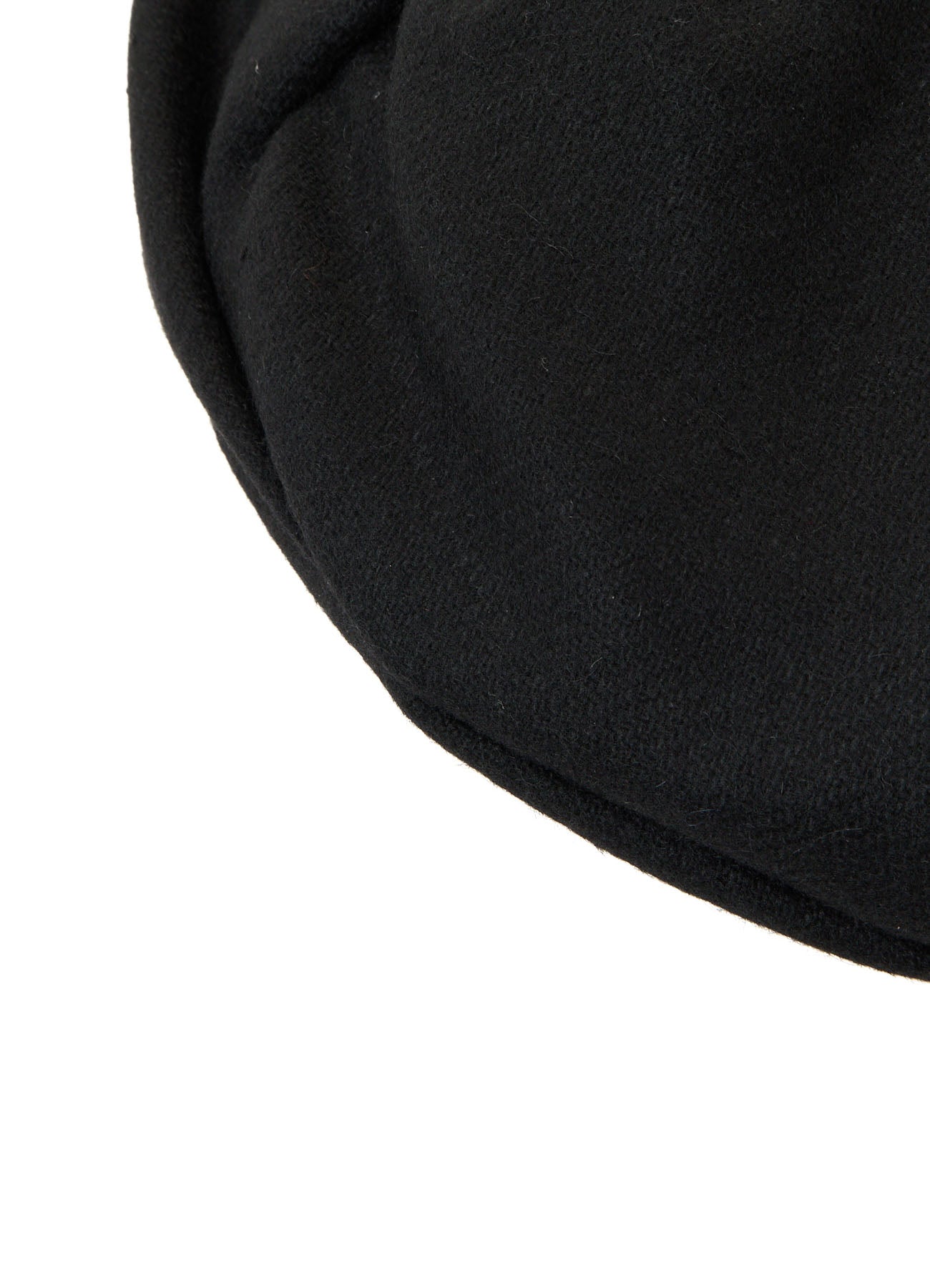 WOOL FLANNEL GATHERED BERET