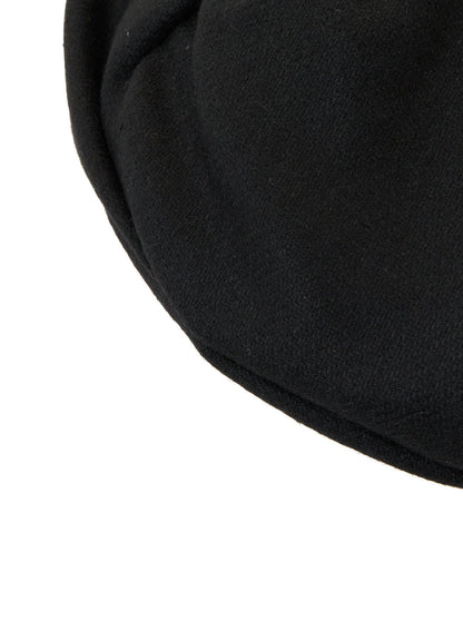 WOOL FLANNEL GATHERED BERET