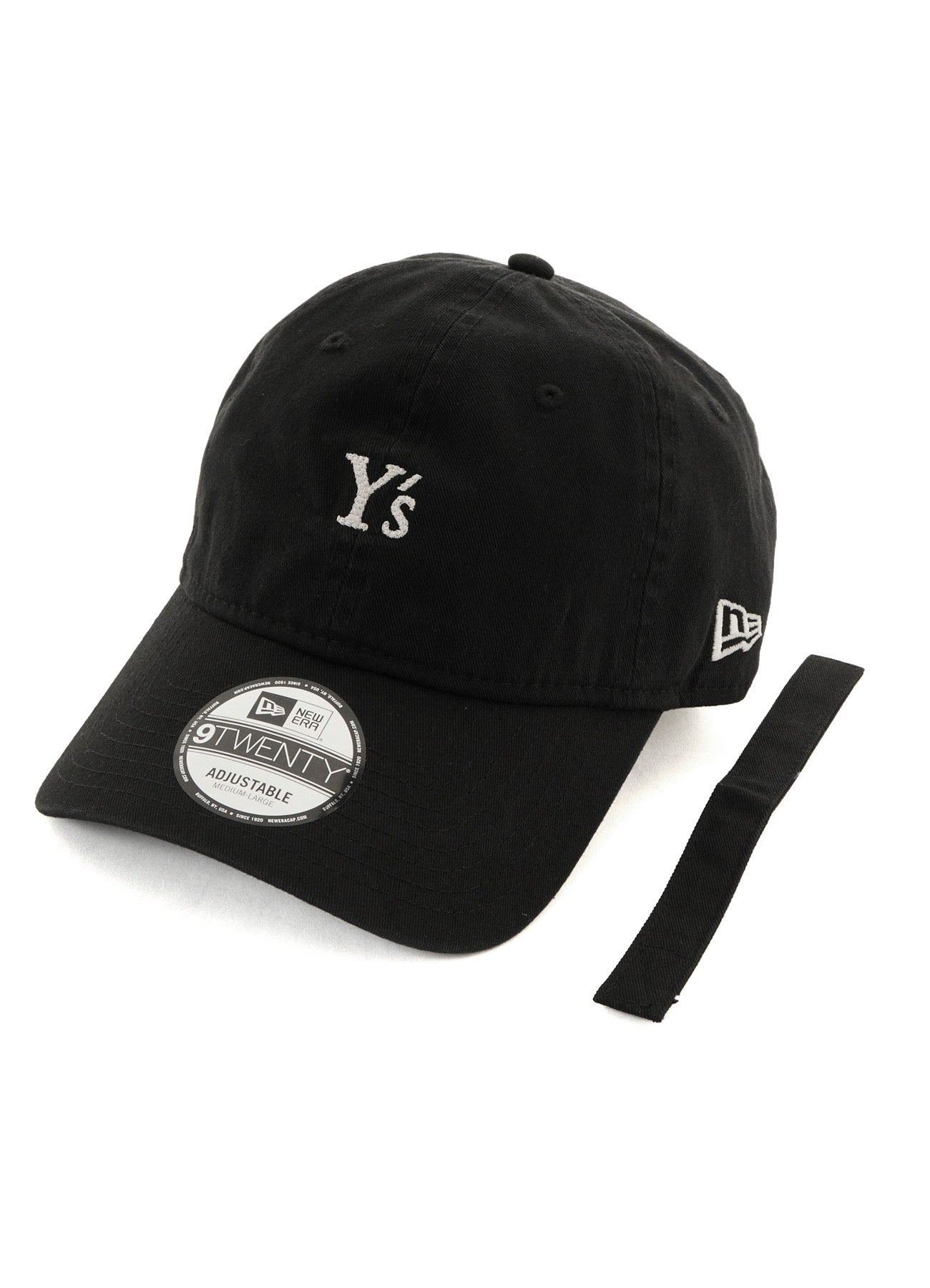 Yohji Yamamoto NEW ERA 9TWENTY キャップ　ブラック Y's × New Era 9TWENTY Y's LOGO CAP – THE SHOP YOHJI YAMAMOTO