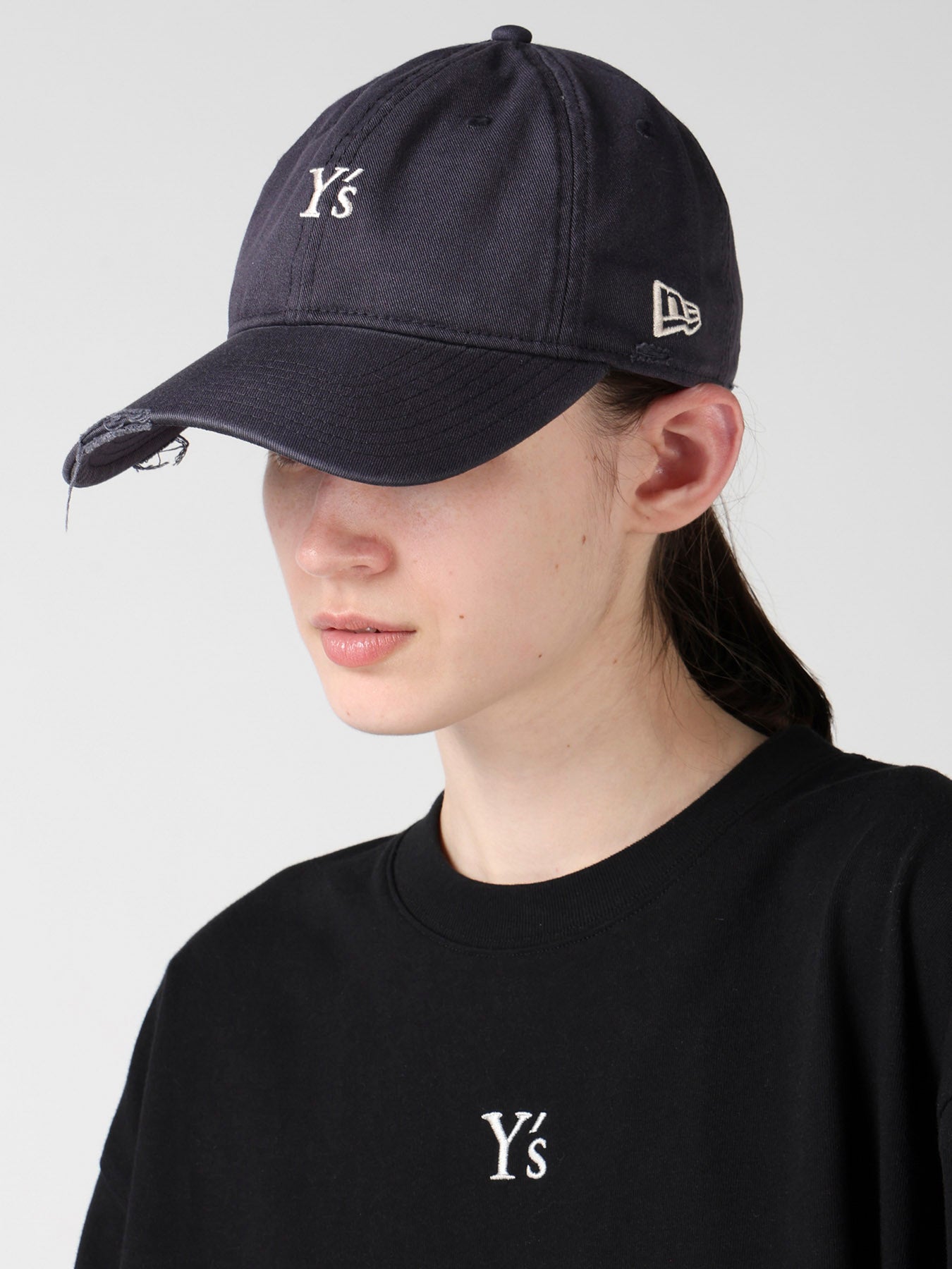 Y's × New Era 9TWENTY LONG VISOR Y's LOGO CAP