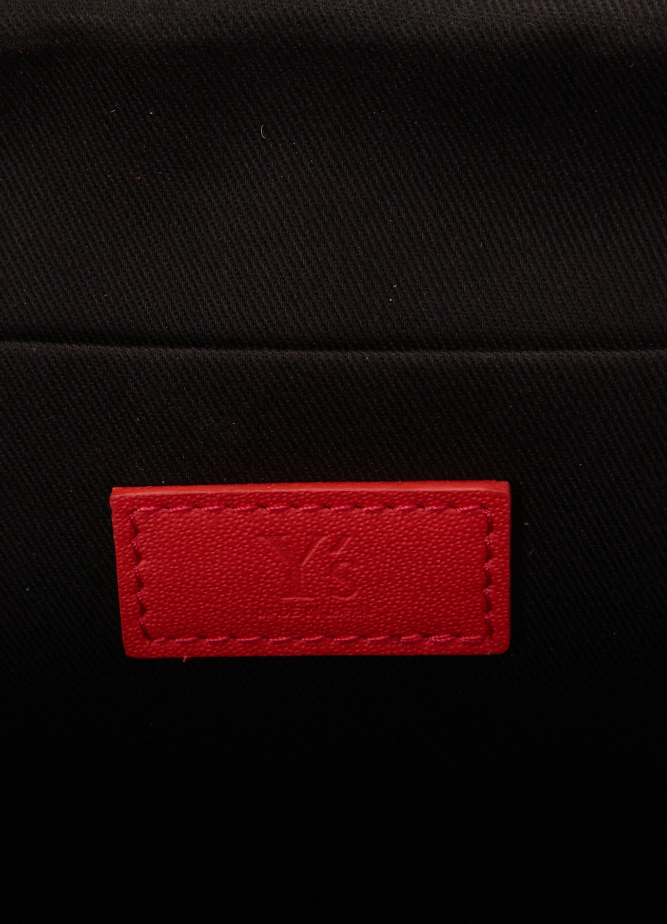 SEMI GLOSS LEATHER LACE UP SHOULDER BAG
