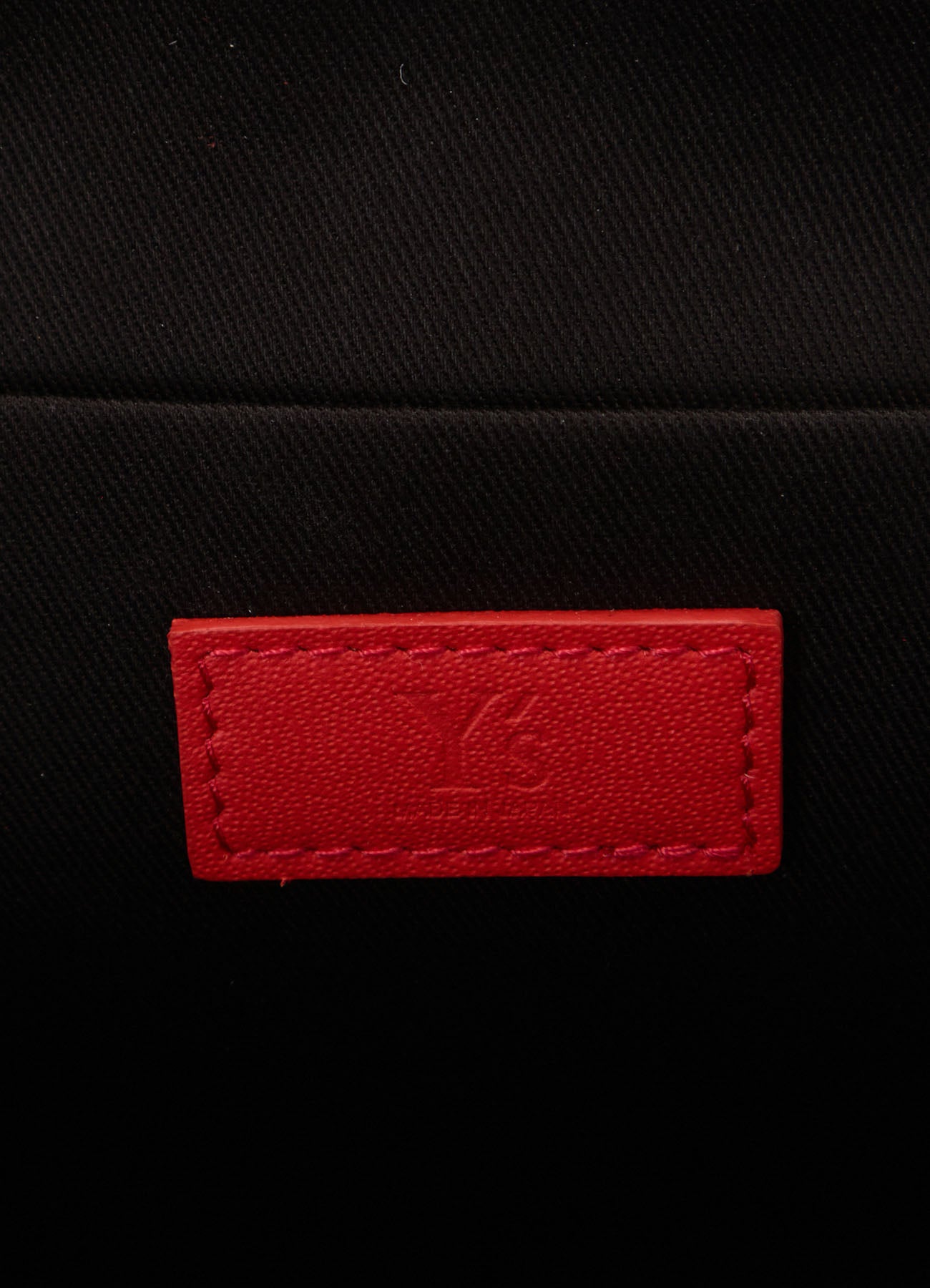 SEMI GLOSS LEATHER LACE UP BAG