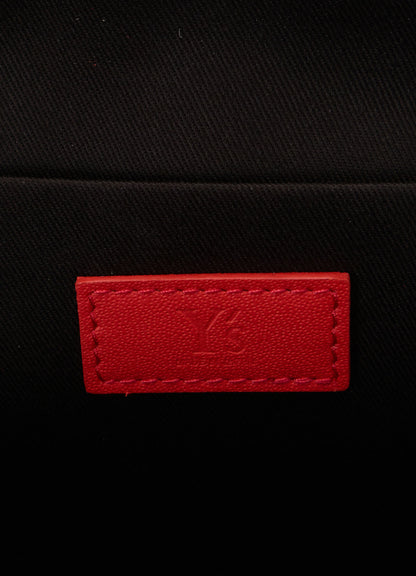 SEMI GLOSS LEATHER LACE UP BAG
