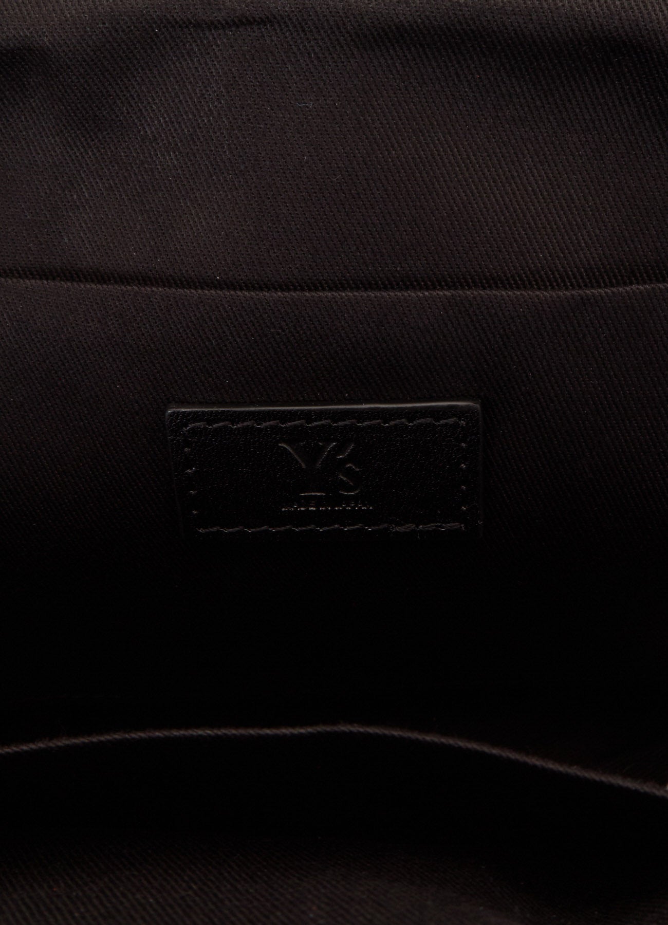 SEMI GLOSS LEATHER LACE UP BAG