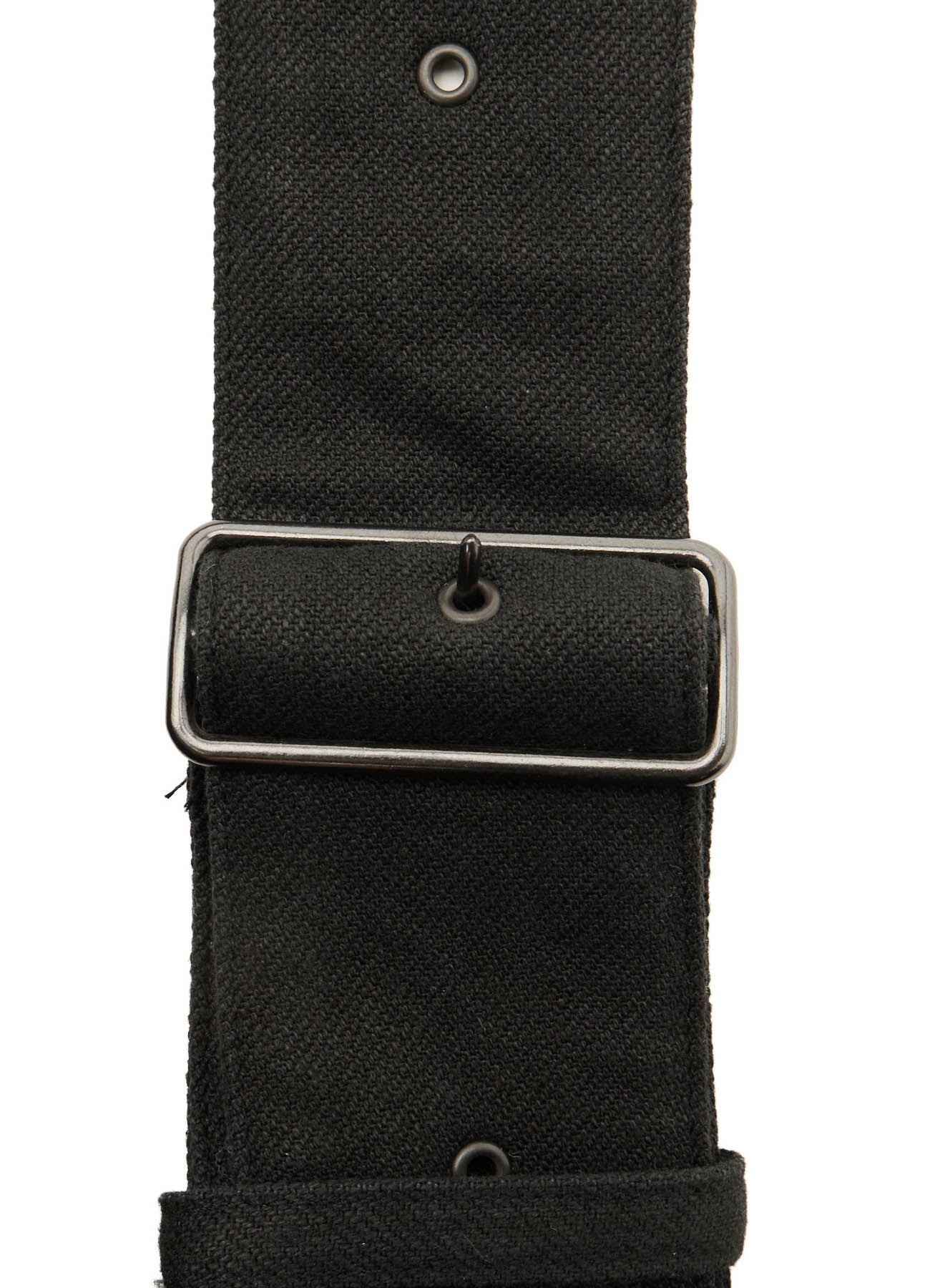"ONE LIFE" COTTON/LINEN GABARDINE BOX SHOULDER BAG