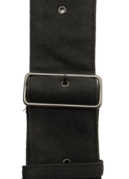 "ONE LIFE" COTTON/LINEN GABARDINE BOX SHOULDER BAG