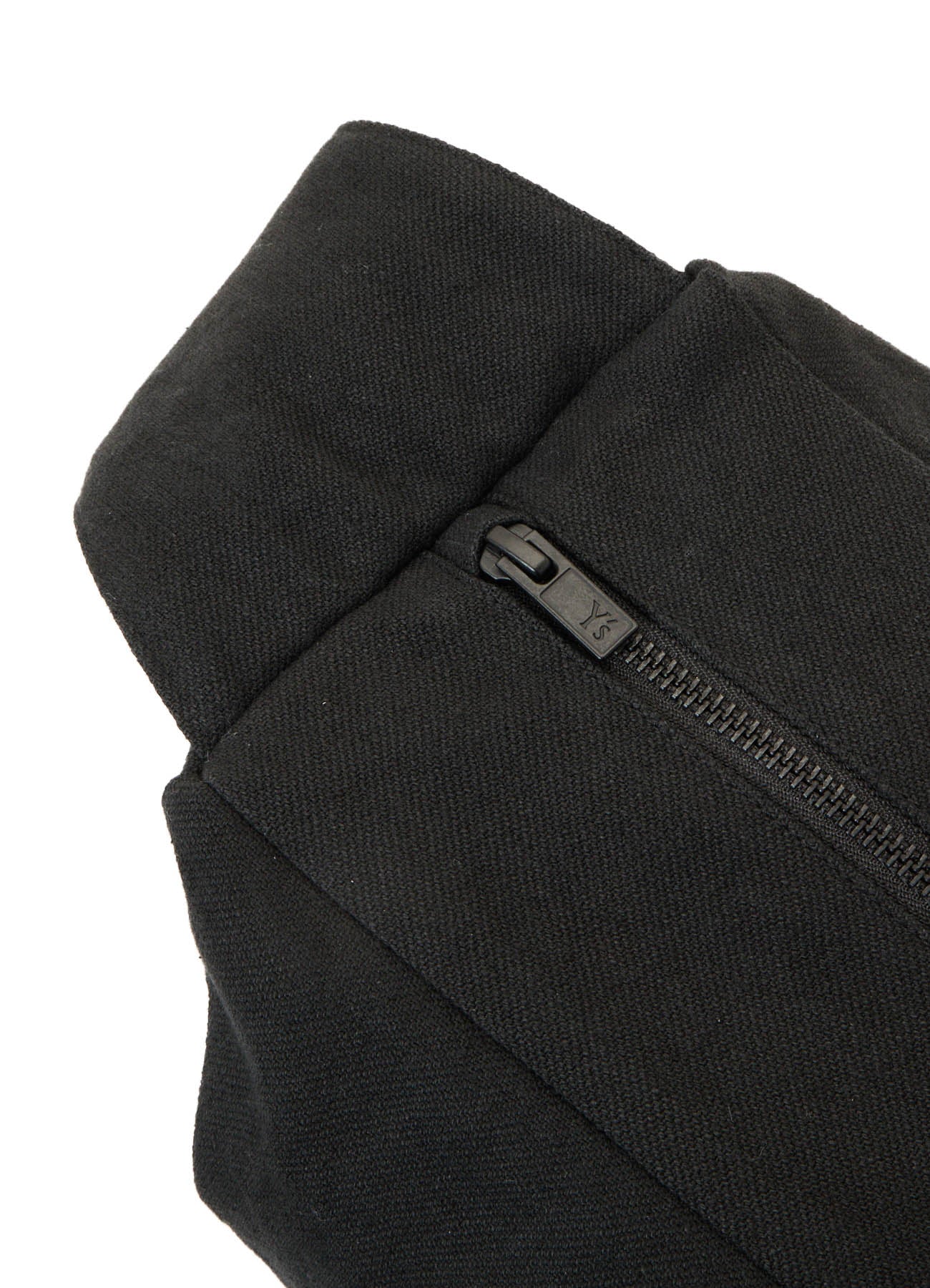 "ONE LIFE" COTTON/LINEN GABARDINE BOX SHOULDER BAG
