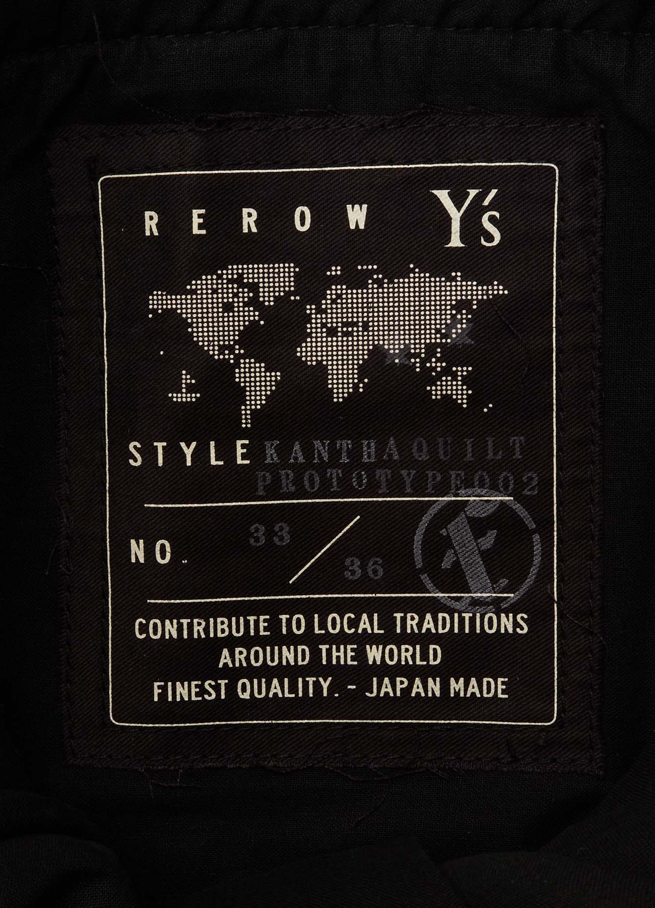 Y's × FAF KHANTA QUILT BAG （M）