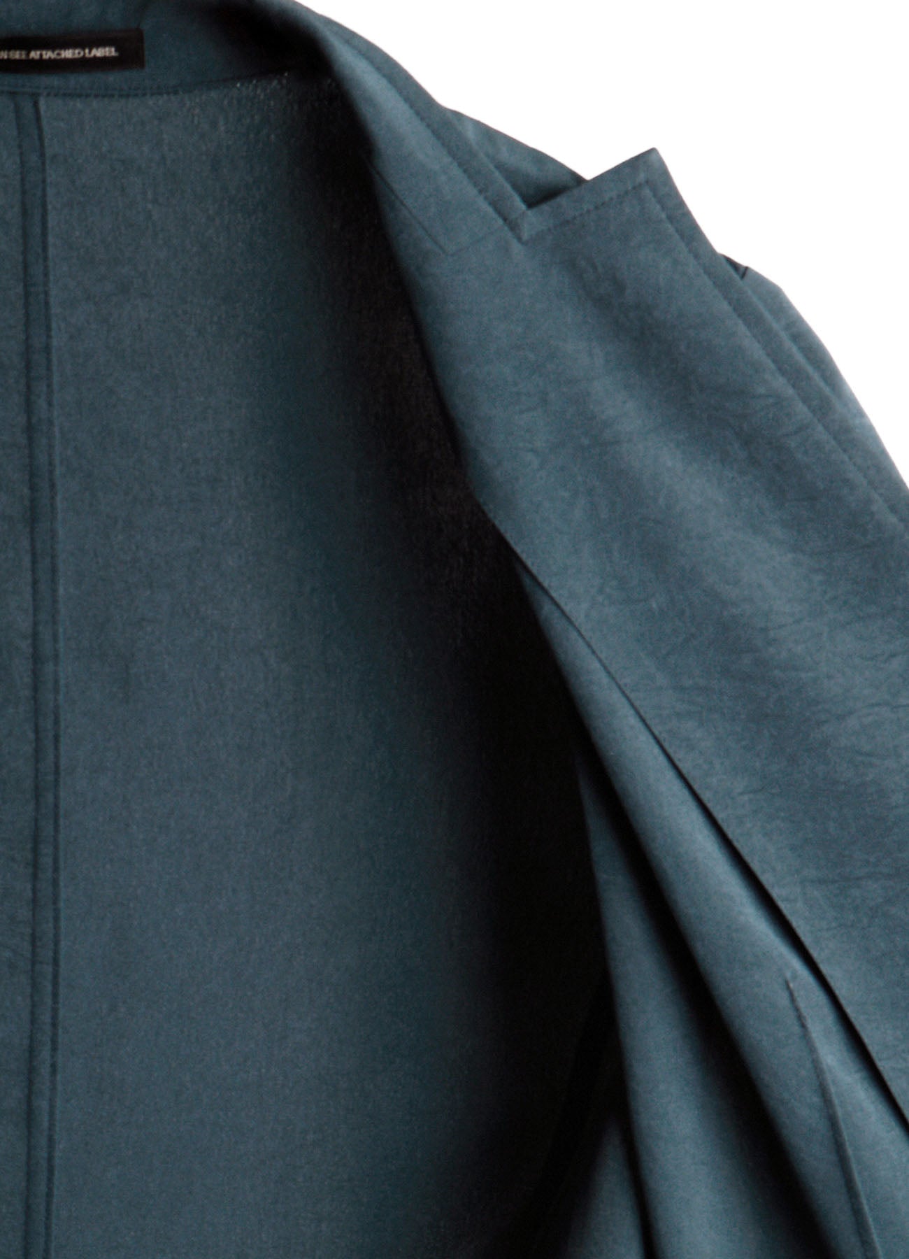 TA/PE CREPE DE CHINE STAND COLLAR JACKET