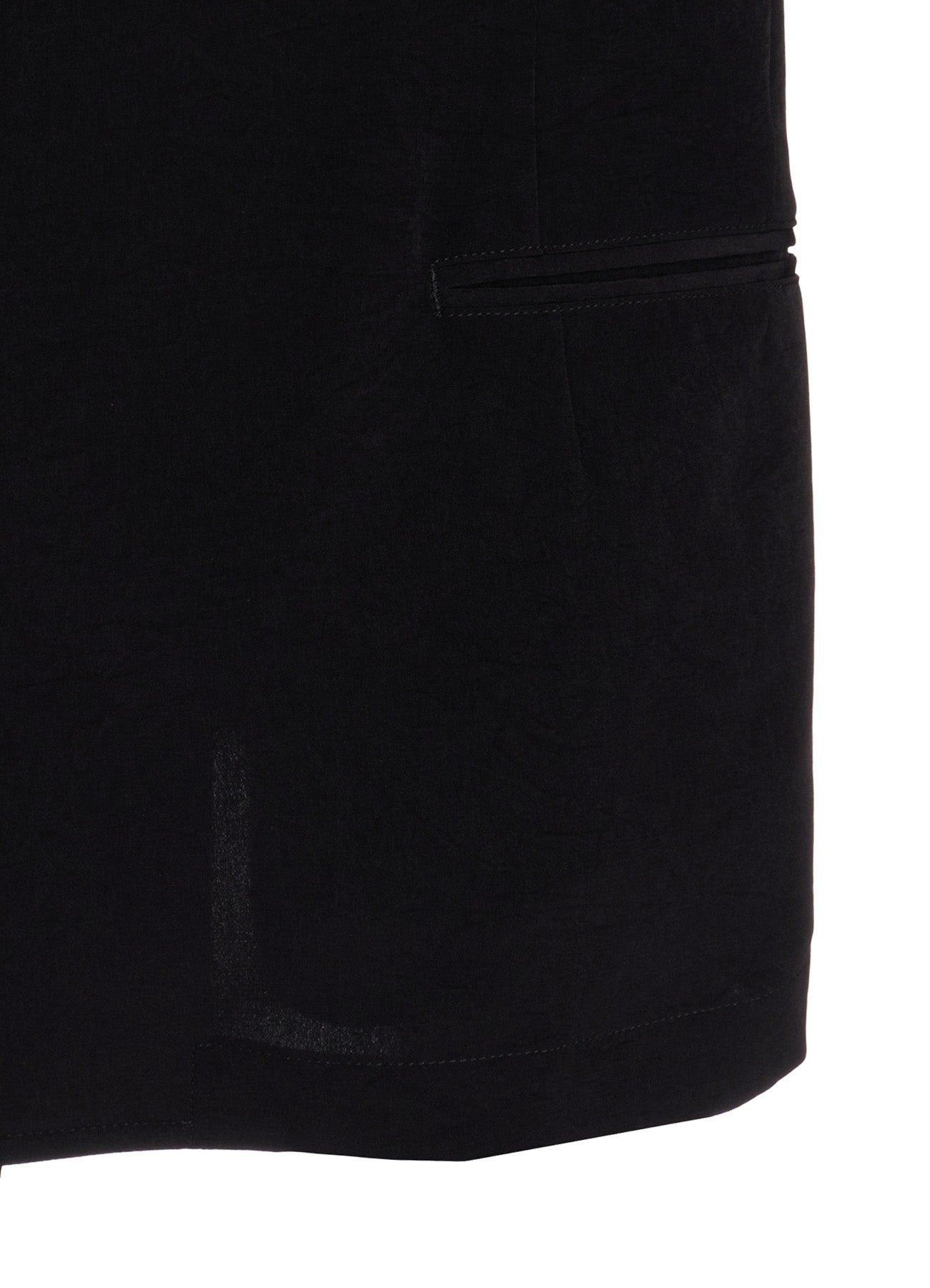 TA/PE CREPE DE CHINE STAND COLLAR JACKET