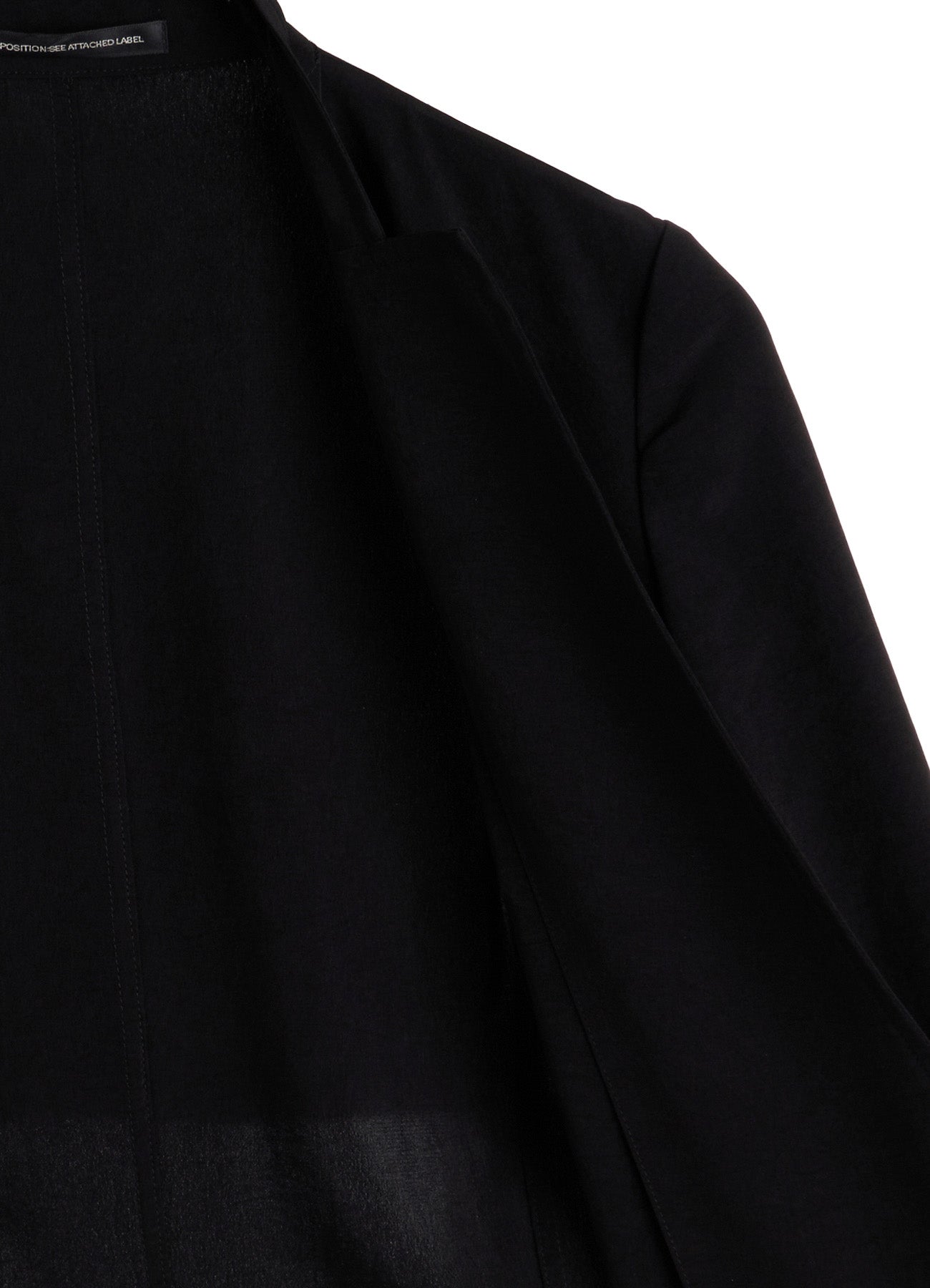 TA/PE CREPE DE CHINE STAND COLLAR JACKET – THE SHOP YOHJI YAMAMOTO