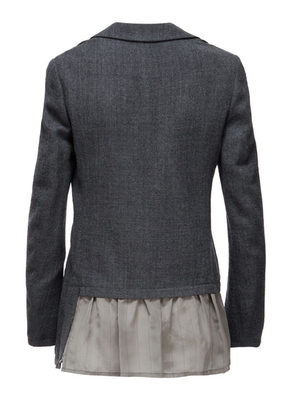 WOOL VIYELLA STRIPES JACKET