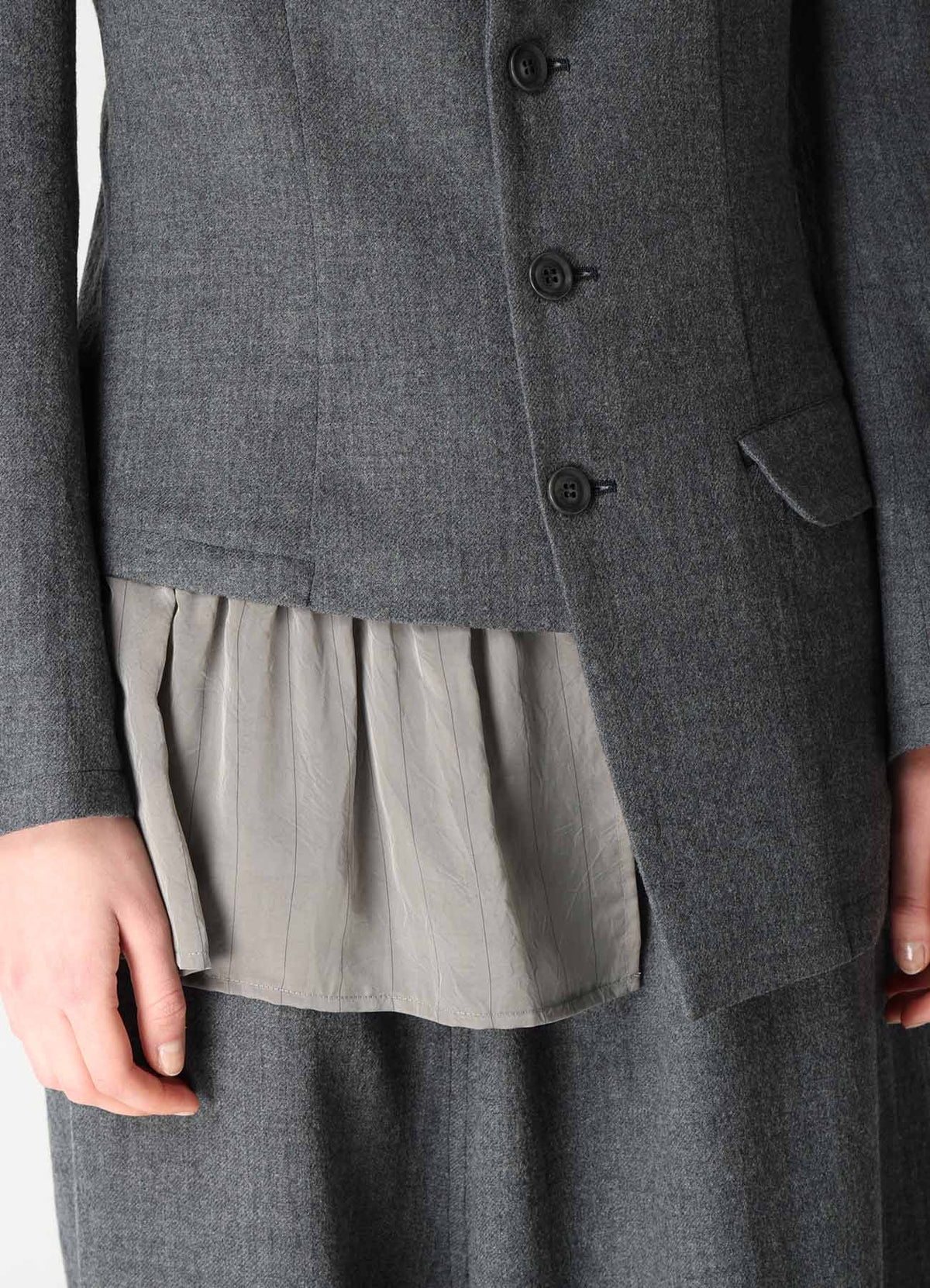 WOOL VIYELLA STRIPES JACKET