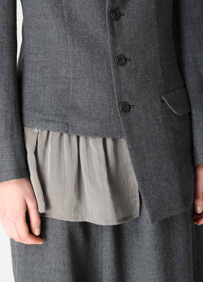 WOOL VIYELLA STRIPES JACKET