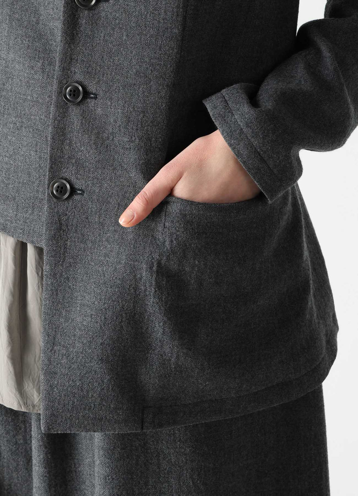 WOOL VIYELLA STRIPES JACKET